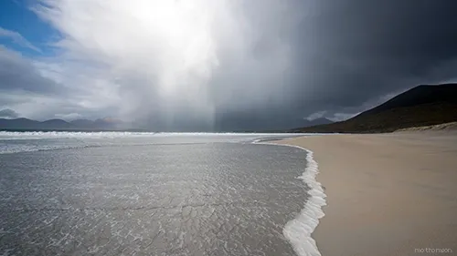 Rain shower at the beach post image