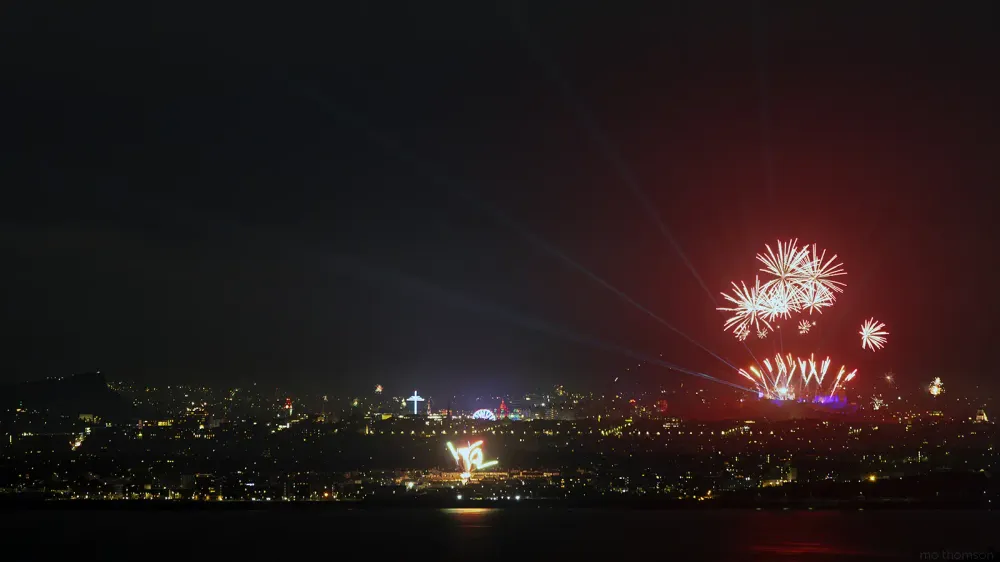 Edinburgh Hogmanay fireworks post image