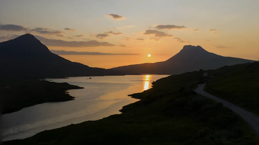 Solstice sunset over Stac Pollaidh post image